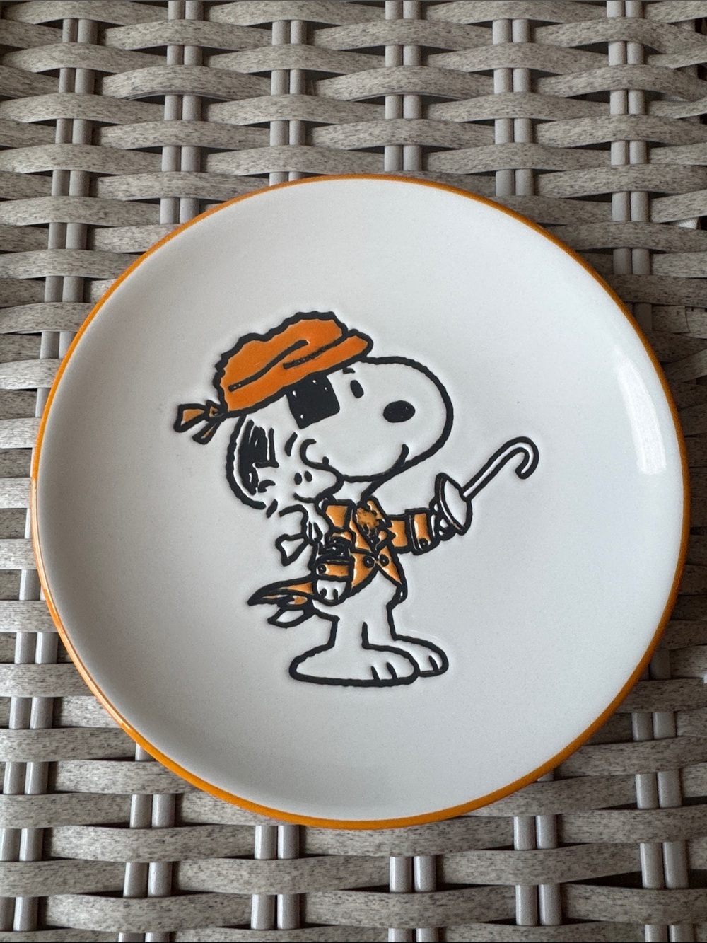 Snoopy Halloween Plate